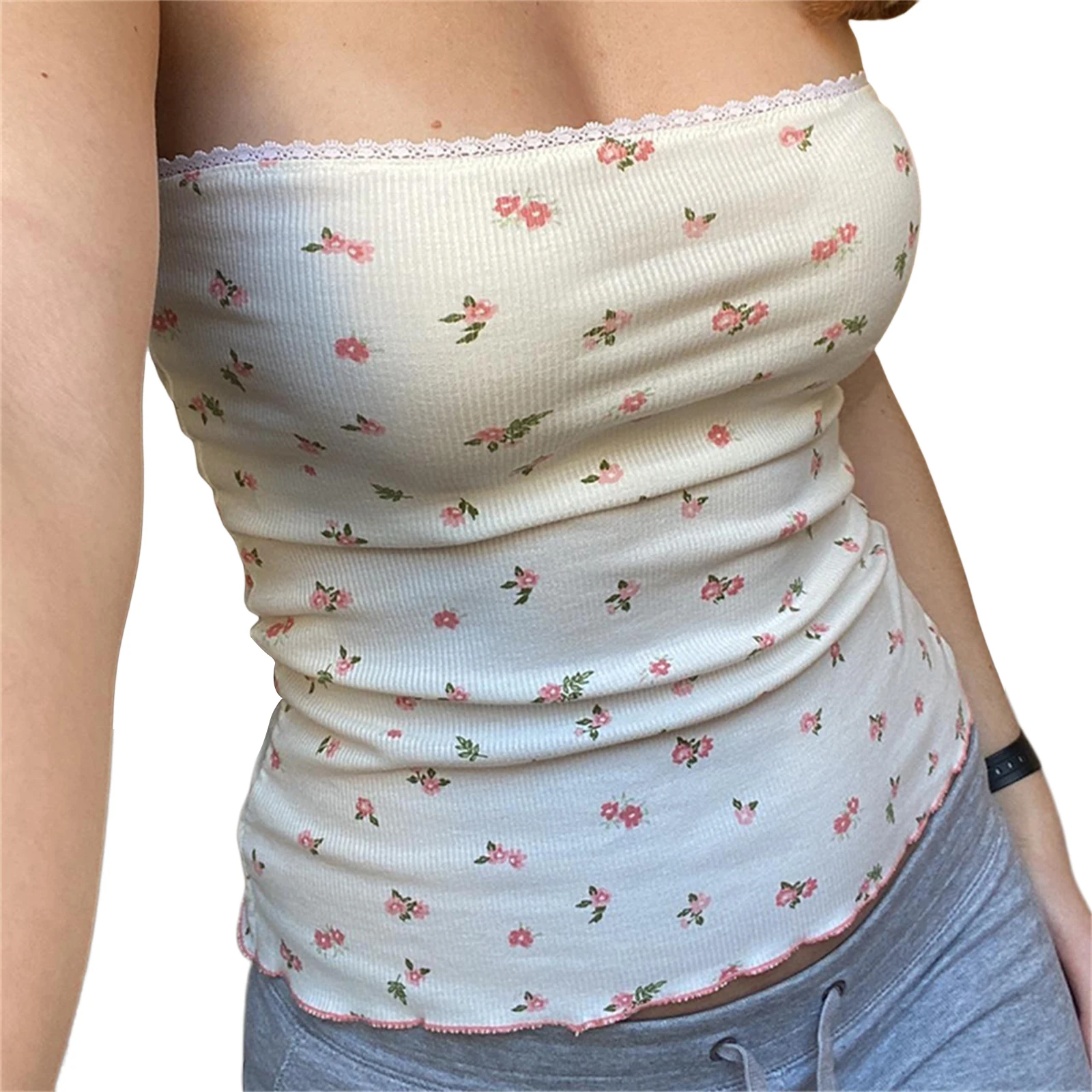 Strapless Bra Backless - Top de tubo informal para mujer,