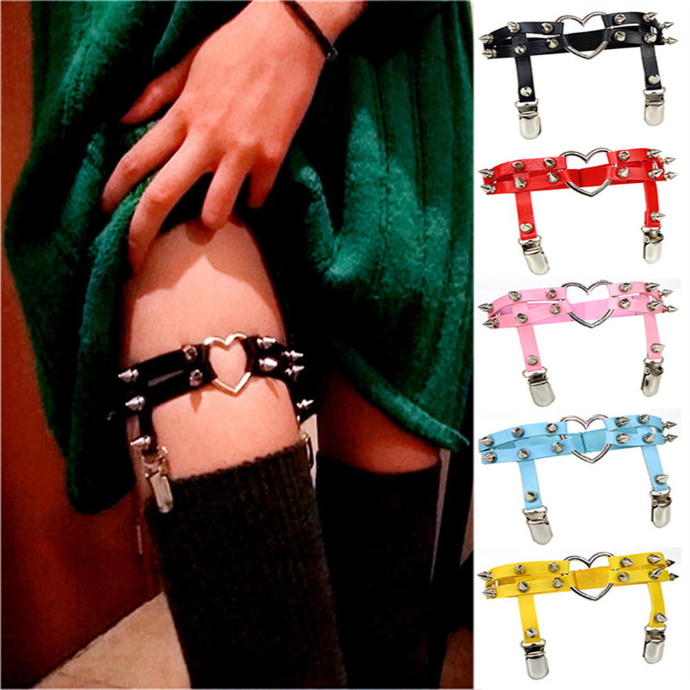 Garter Belt Set - 1 Uds. Anillos elásticos de cuero