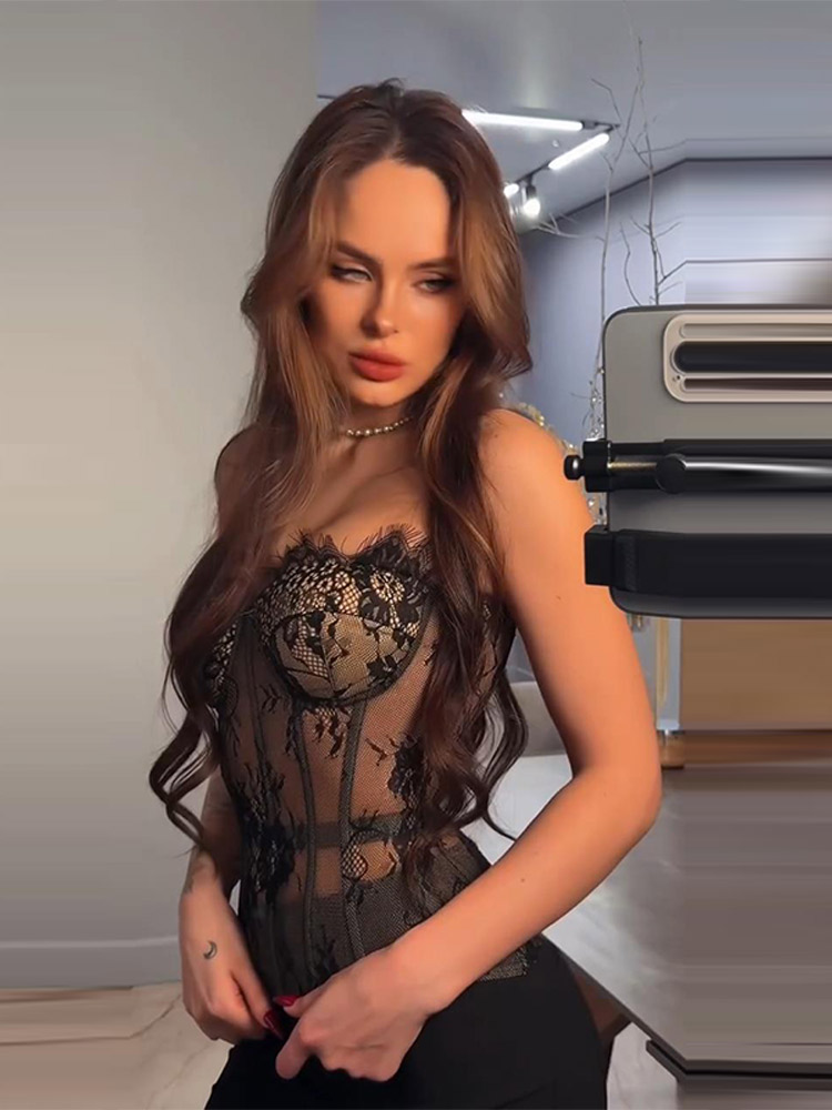 Nuevo Top Corsé de Encaje con  - Strapless Bra Backless reseña y precio