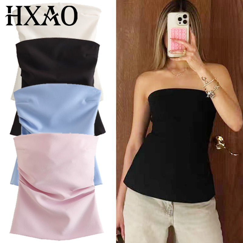 HXAO-Top de tubo con corsé par - Strapless Bra Backless reseña y precio