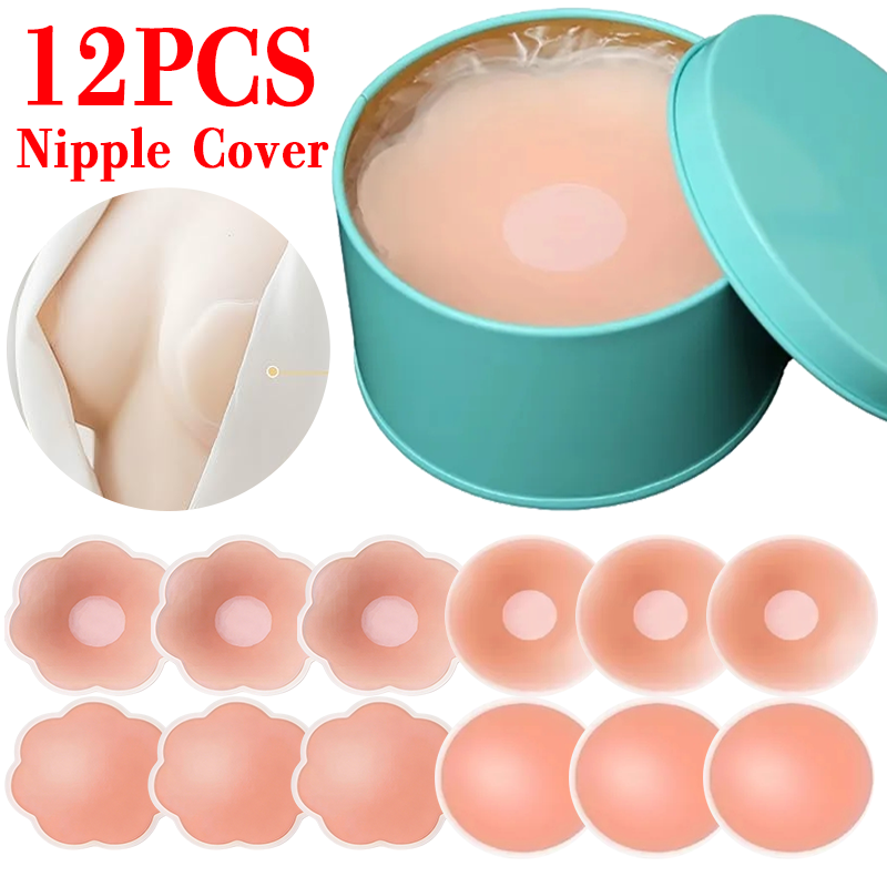 6/12PCS Almohadillas Adhesivas - Silicone Bra Adhesive reseña y precio