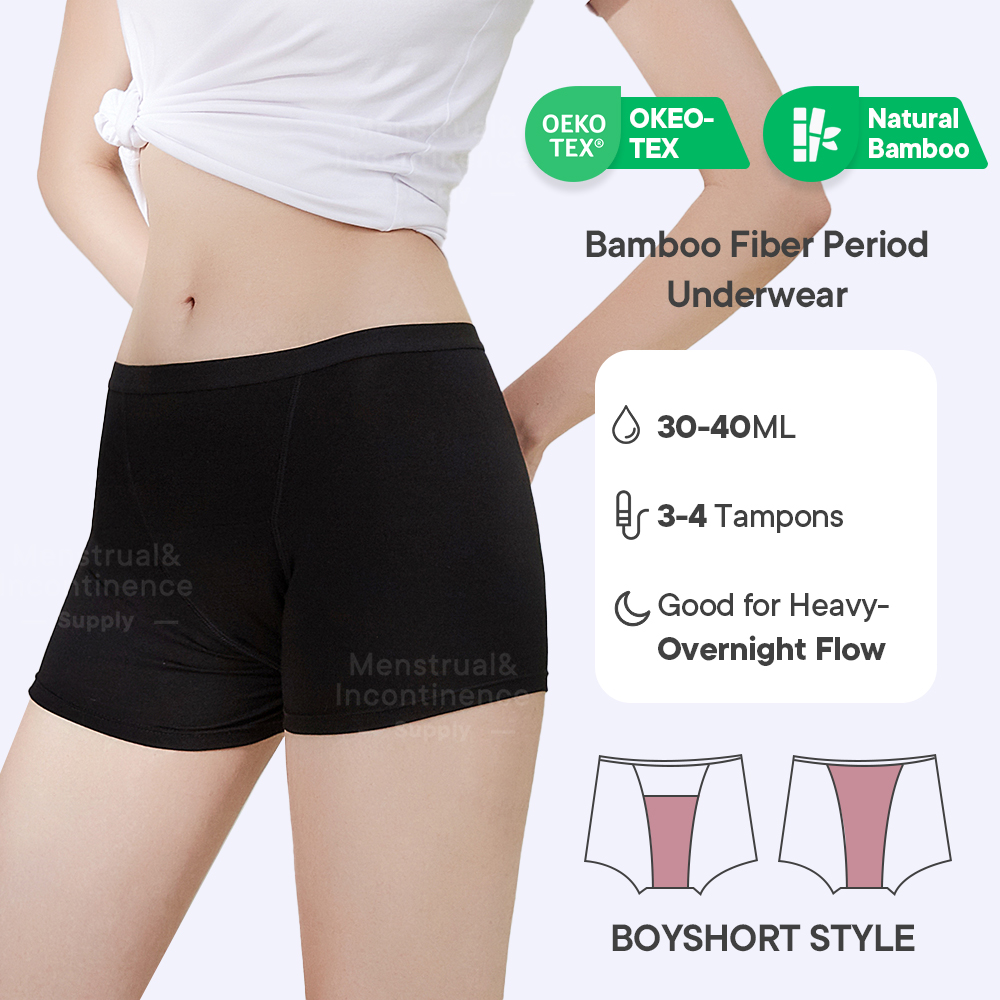 Ropa interior de fibra de bamb - Boyshort Underwear reseña y precio